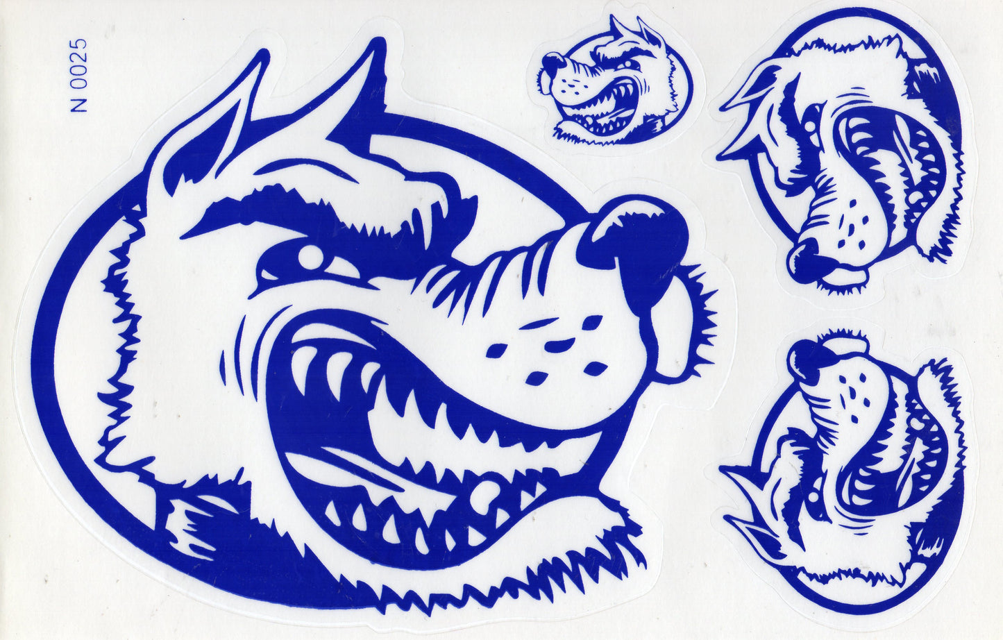 Bissiger Hund Aufkleber Sticker Motorrad Roller Skateboard Auto Tuning Modellbau selbstklebend 483