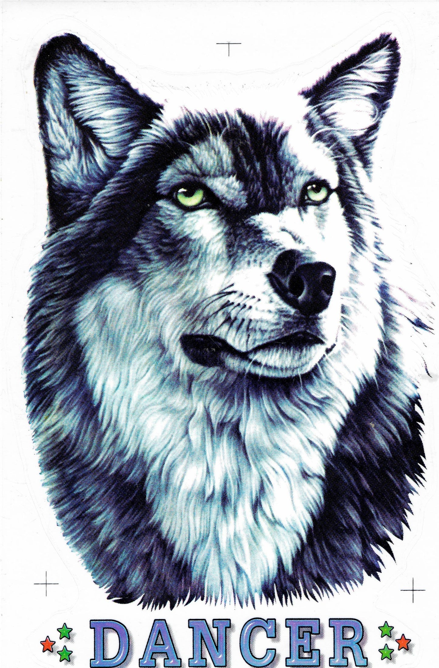 Wolf Aufkleber Sticker Motorrad Roller Skateboard Auto Tuning Modellbau selbstklebend 050