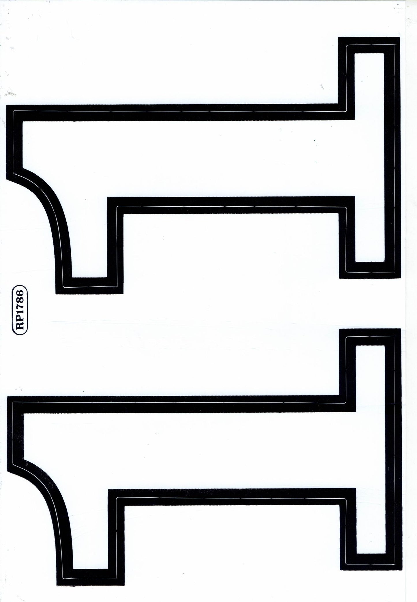Grosse Nummer 1 weiss 165 mm hoch Aufkleber Sticker Motorrad Roller Skateboard Auto Tuning Modellbau selbstklebend 267