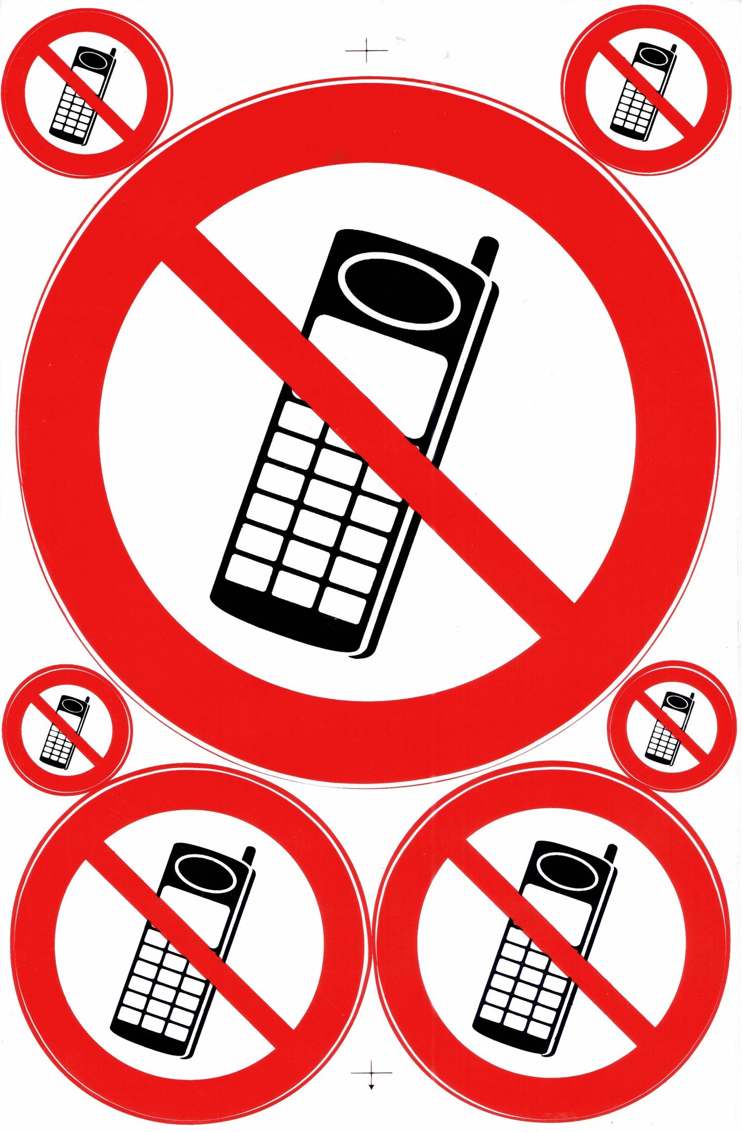 Verboten Handy Telefon Telfonieren Aufkleber Sticker Motorrad Roller Skateboard Auto Tuning selbstklebend 378