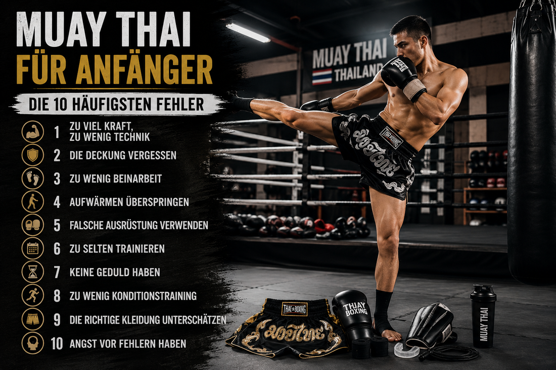 Muay Thai für Anfänger – Die 10 häufigsten Fehler beim Training
