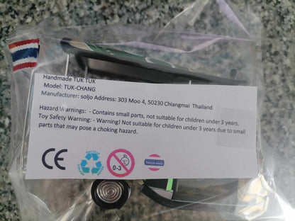 *** Chang Beer *** Detailgetreue Handgefertigte Nachbildung: TUK TUK Taxi aus Thailand - 14x7x6 cm