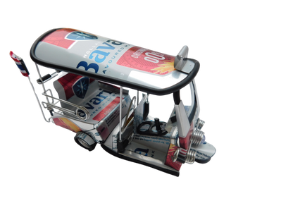 *** Bavaria Beer *** Detailgetreue Handgefertigte Nachbildung: TUK TUK Taxi aus Thailand - 14x7x6 cm