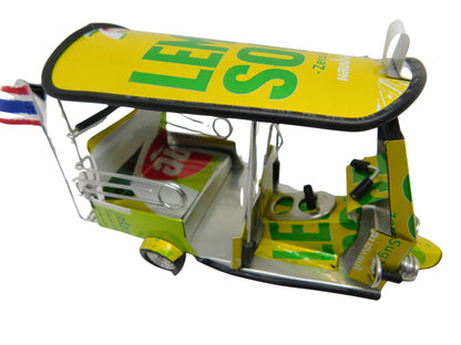 *** 7up Lemon Soda *** Detailgetreue Handgefertigte Nachbildung: TUK TUK Taxi aus Thailand - 14x7x6 cm