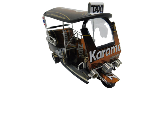 *** Karamalz Malzbier *** Detailgetreue Handgefertigte Nachbildung: TUK TUK Taxi aus Thailand - 14x7x6 cm