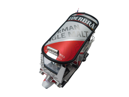 *** Federbräu Bier *** Detailgetreue Handgefertigte Nachbildung: TUK TUK Taxi aus Thailand - 14x7x6 cm