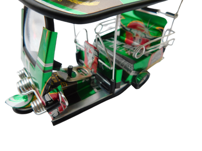 *** Carabao Beer Dunkel *** Detailgetreue Handgefertigte Nachbildung: TUK TUK Taxi aus Thailand - 14x7x6 cm