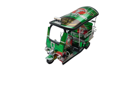 *** Carabao Beer Dunkel *** Detailgetreue Handgefertigte Nachbildung: TUK TUK Taxi aus Thailand - 14x7x6 cm
