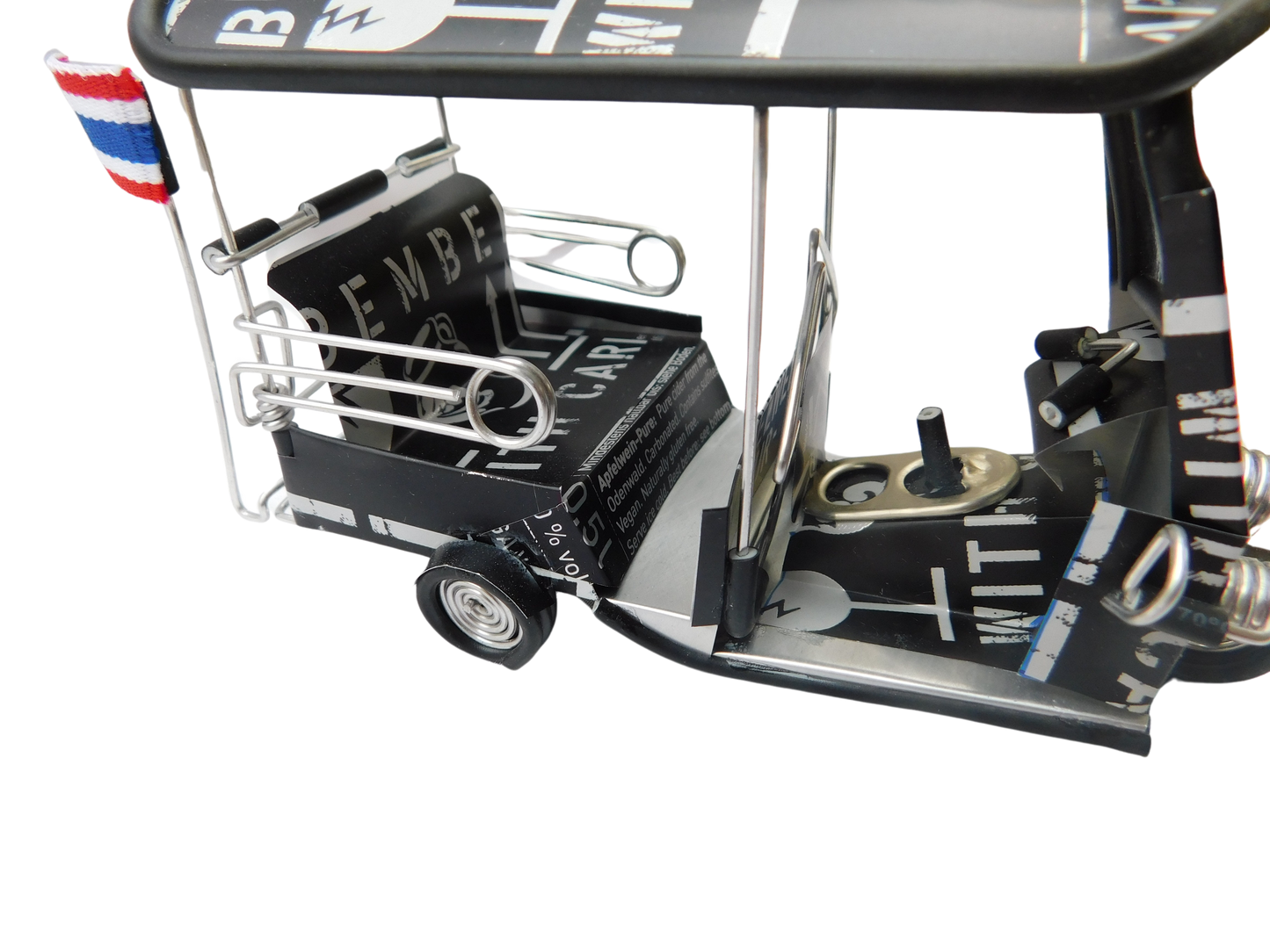 *** Apfelwein Bembel with Care *** Detailgetreue Handgefertigte Nachbildung: TUK TUK Taxi aus Thailand - 14x7x6 cm