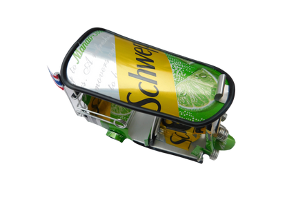 *** Schweppes Lemon *** Detailgetreue Handgefertigte Nachbildung: TUK TUK Taxi aus Thailand - 14x7x6 cm