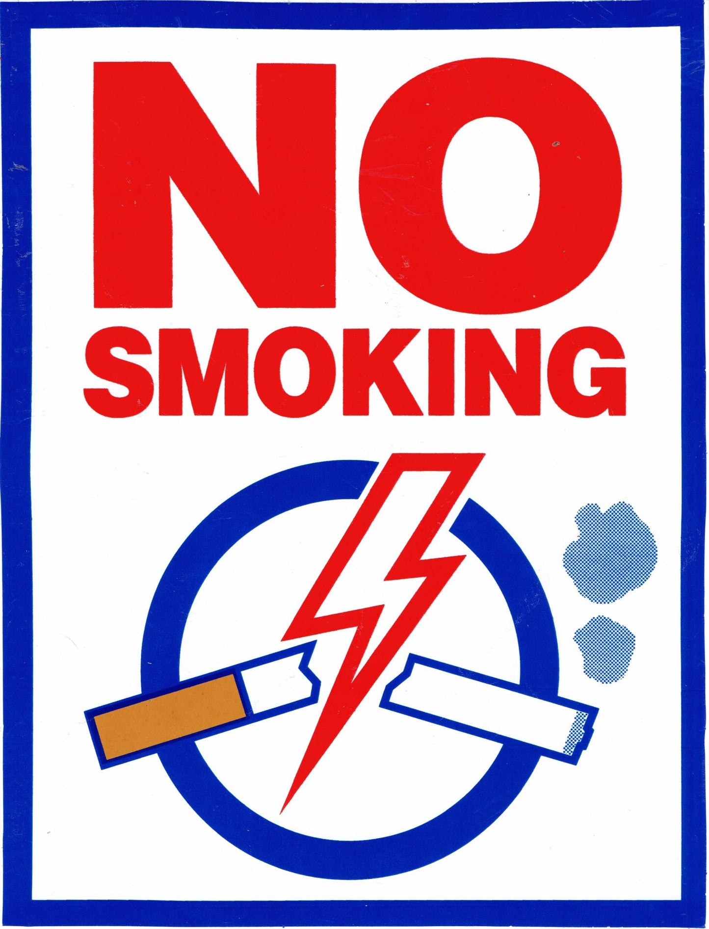 Forbidden smoking cigarettes sticker motorcycle scooter skateboard car tuning self-adhesive 325