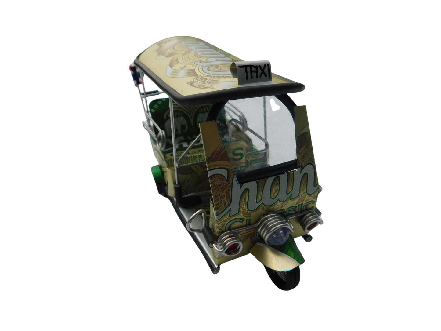 *** Chang Beer *** Detailgetreue Handgefertigte Nachbildung: TUK TUK Taxi aus Thailand - 14x7x6 cm