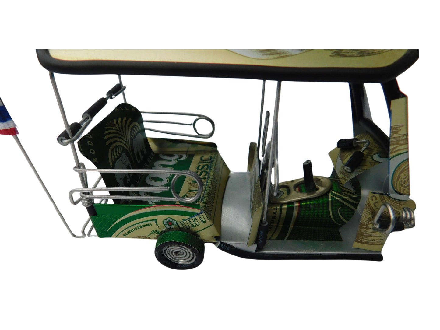 *** Chang Beer *** Detailgetreue Handgefertigte Nachbildung: TUK TUK Taxi aus Thailand - 14x7x6 cm