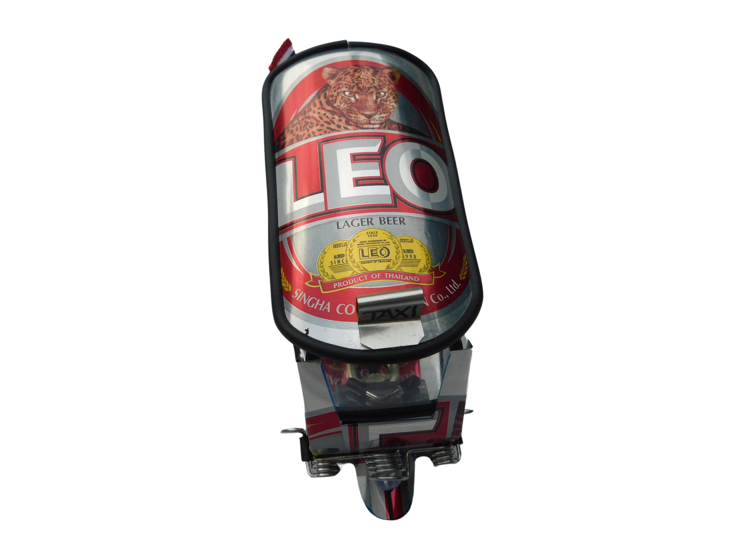 *** Leo Beer *** Detailgetreue Handgefertigte Nachbildung: TUK TUK Taxi aus Thailand - 14x7x6 cm