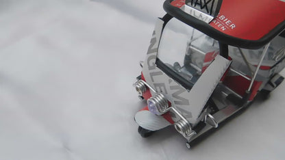 *** Federbräu Bier *** Detailgetreue Handgefertigte Nachbildung: TUK TUK Taxi aus Thailand - 14x7x6 cm