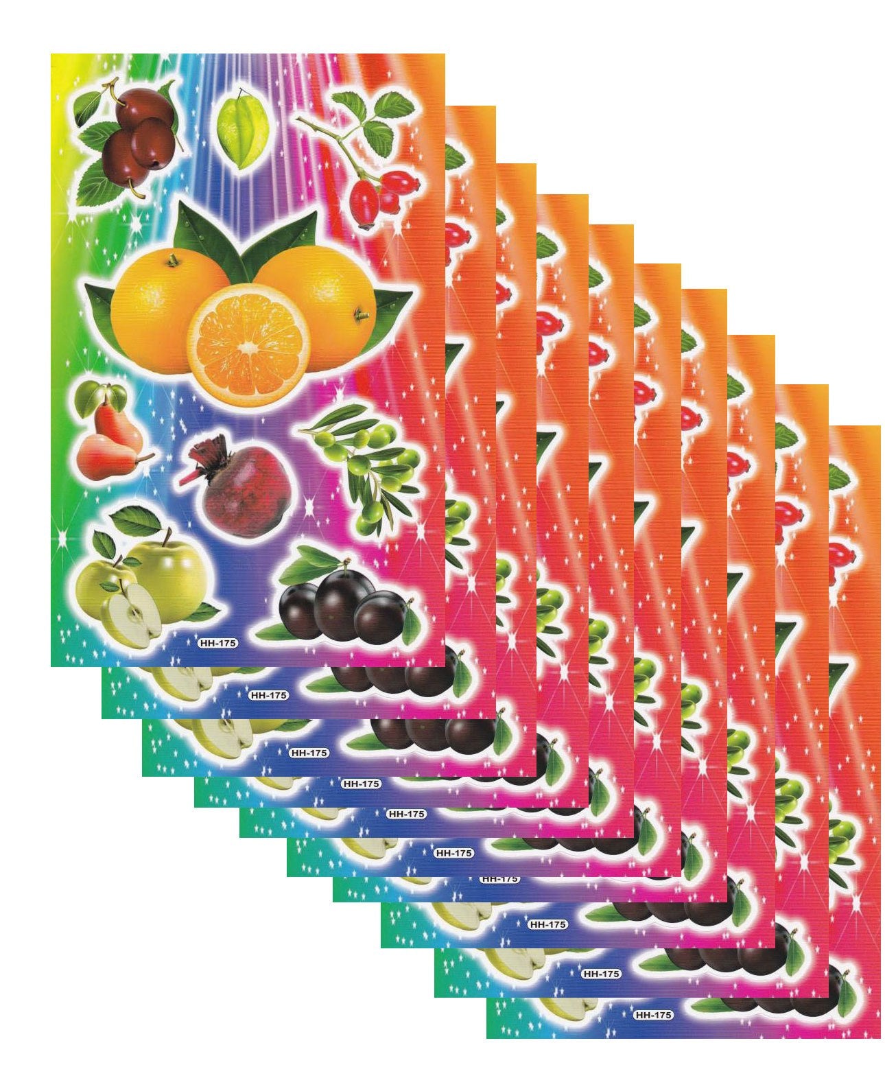 Fish sea aquarium fish animals stickers for children crafts kindergarten birthday 1 sheet 145