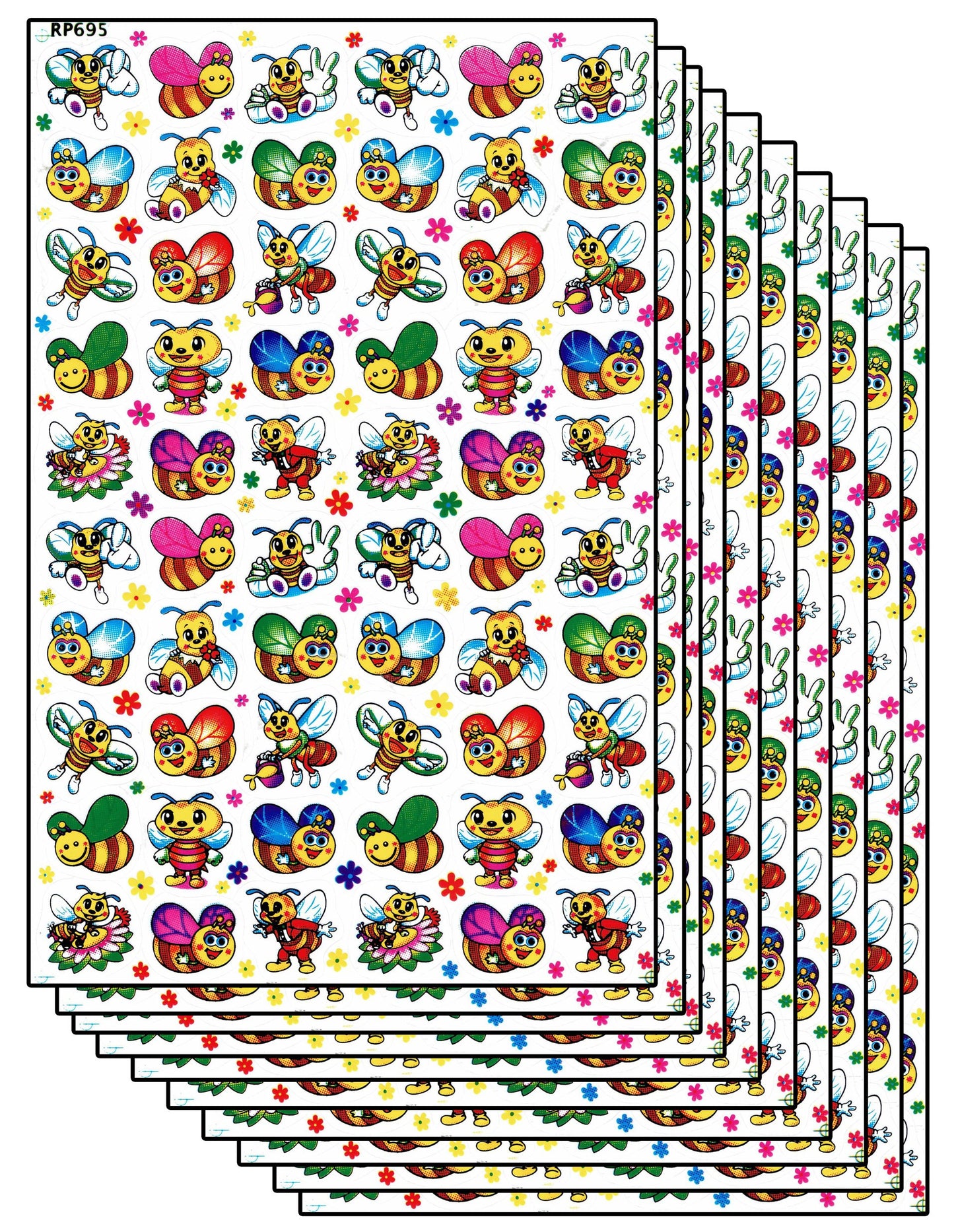 Fish sea aquarium fish animals stickers for children crafts kindergarten birthday 1 sheet 145
