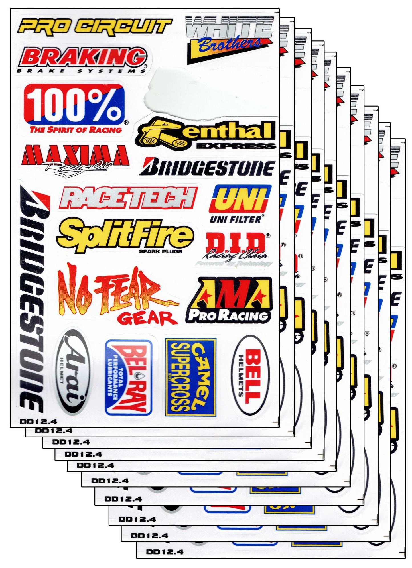 SPAR PACK DE 10 flammes feu orange panthère autocollant moto cyclomoteur scooter skateboard voiture tuning modélisme auto-adhésif 310