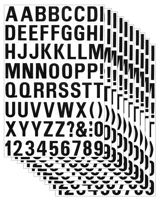 10ER Vorteilsangebot Zahlen Buchstaben Aufkleber Sticker Kinder Basteln Kindergarten Sammeln Geburtstag 10 Bogen 101