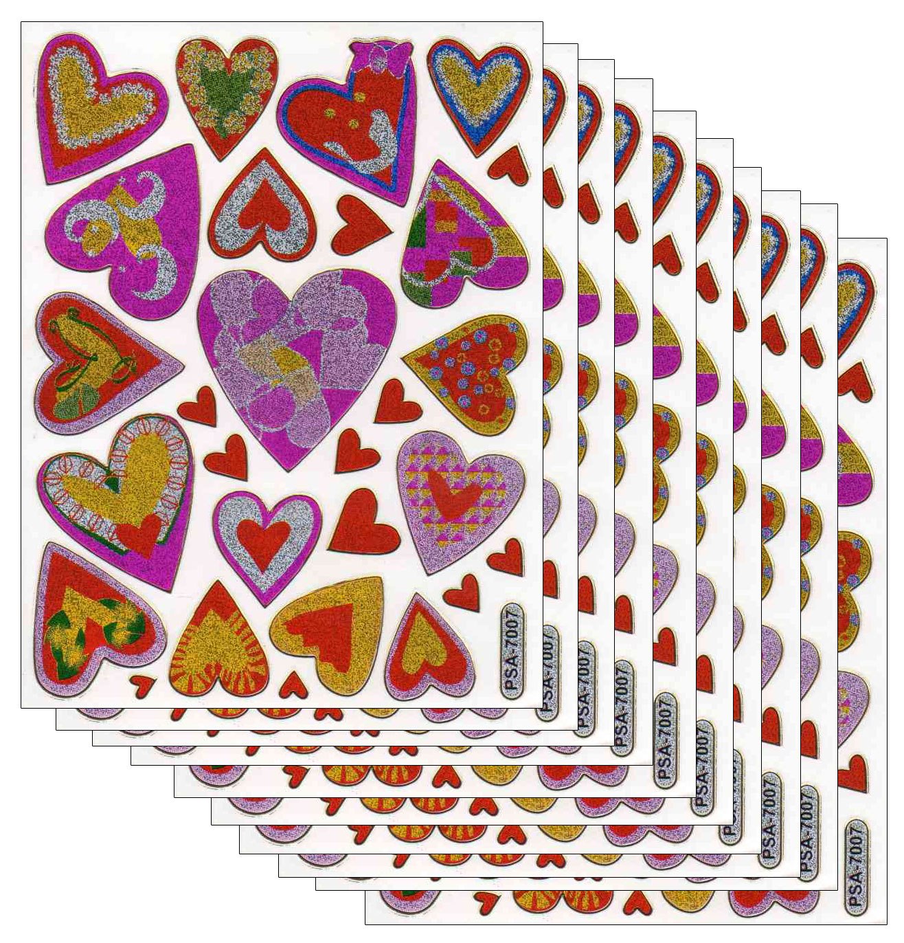 Stars star colorful stickers stickers metallic glitter effect for children crafts kindergarten birthday 1 sheet 131