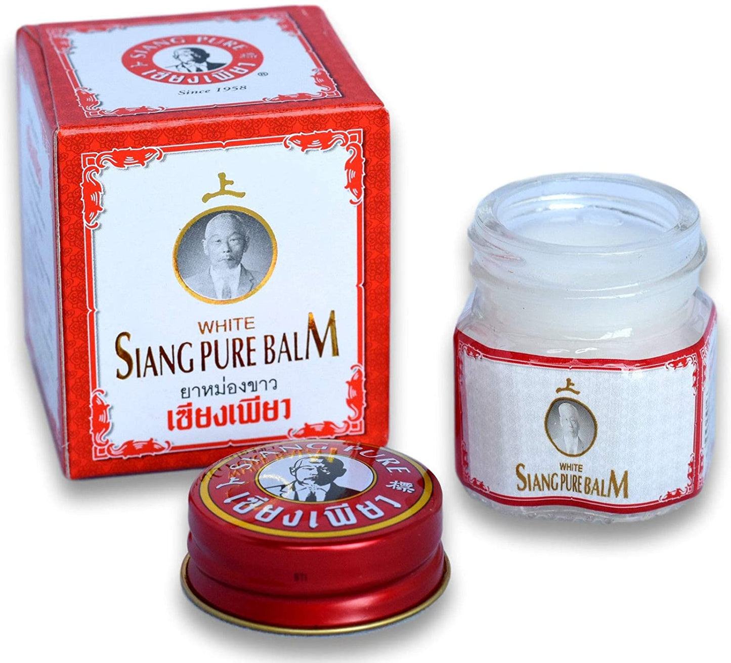 Siang Pure Balm Weiß 12 g – Original Tiger Balm Alternative aus Thailand
