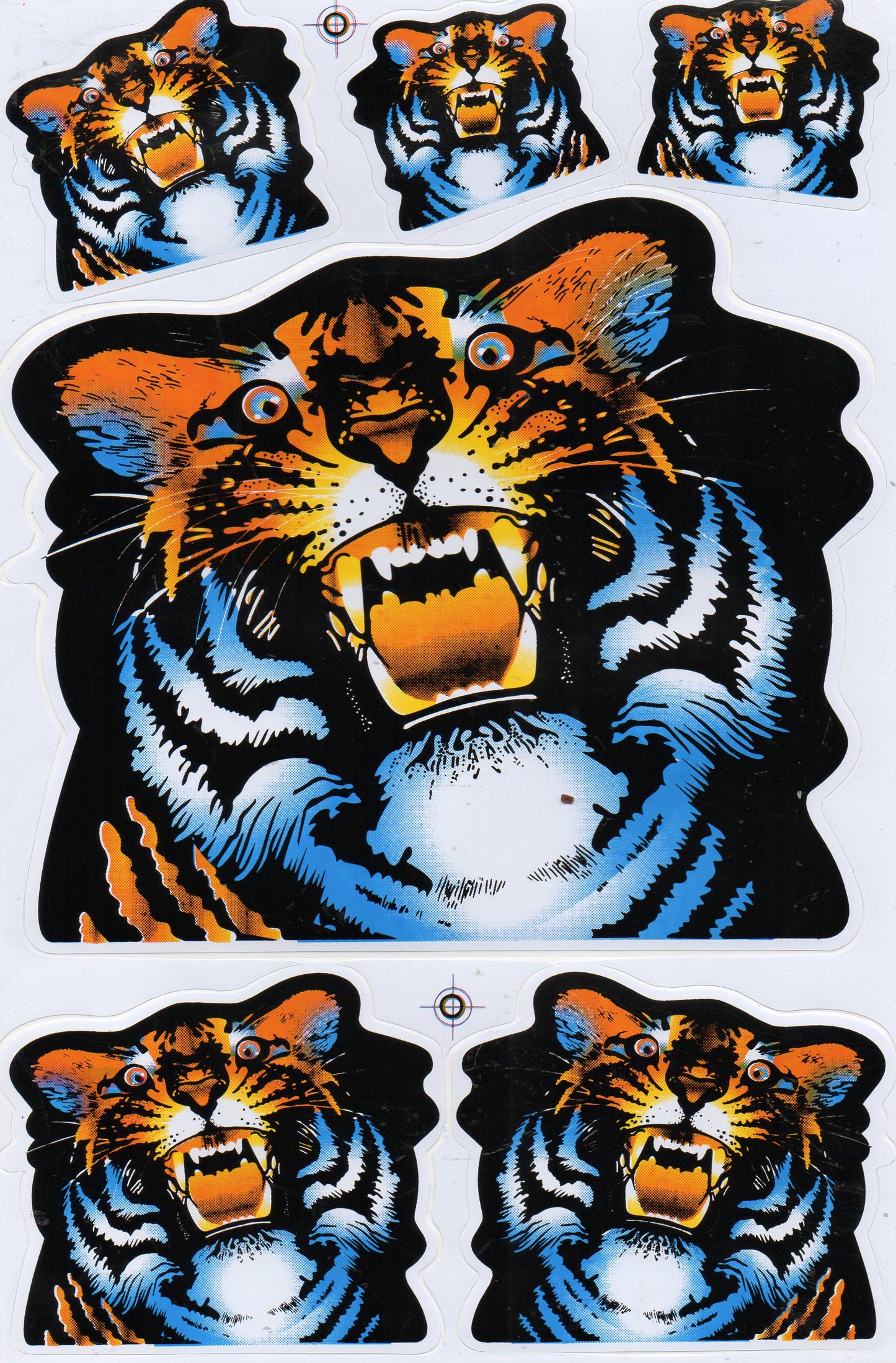 Tiger Aufkleber Sticker Motorrad Roller Skateboard Auto Tuning Modellbau selbstklebend 018