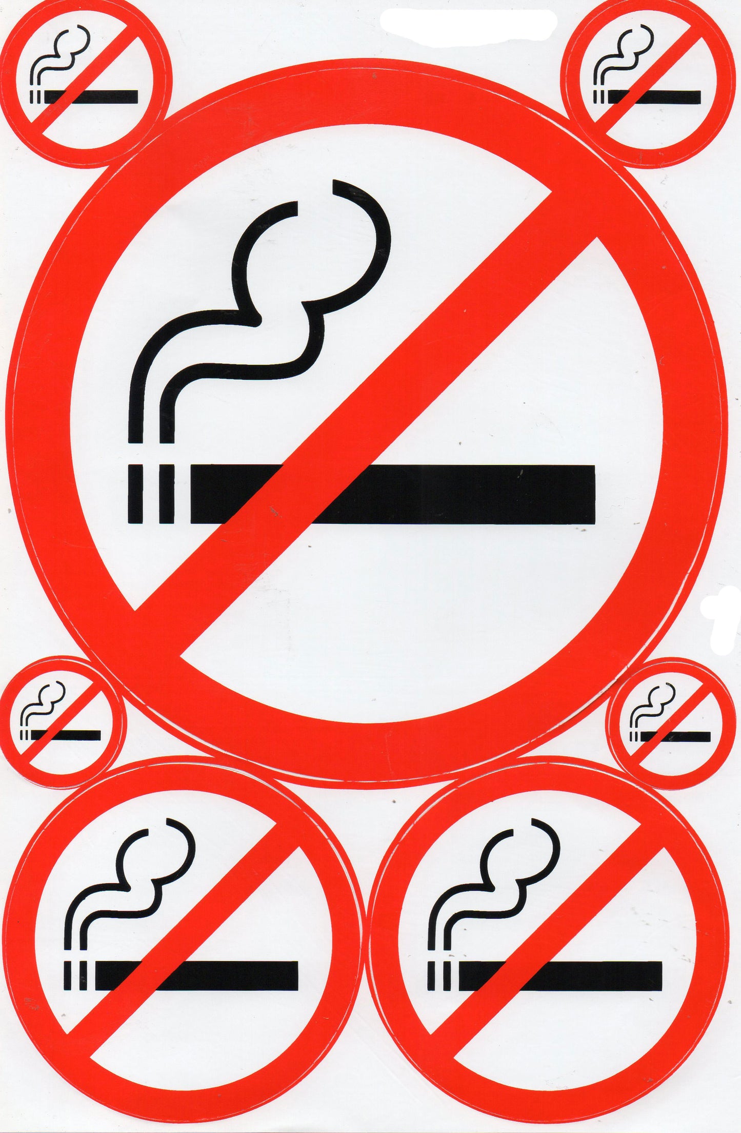 Forbidden smoking cigarettes sticker motorcycle scooter skateboard car tuning self-adhesive 325