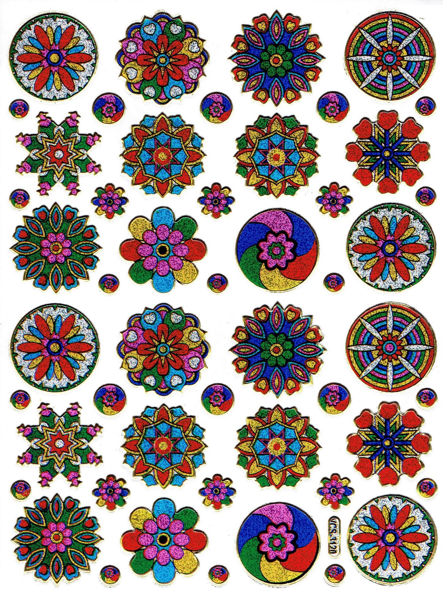 Sonnenblumen Blume Blumen bunt Aufkleber Sticker metallic Glitzer Effekt Kinder Basteln Kindergarten 1 Bogen 478
