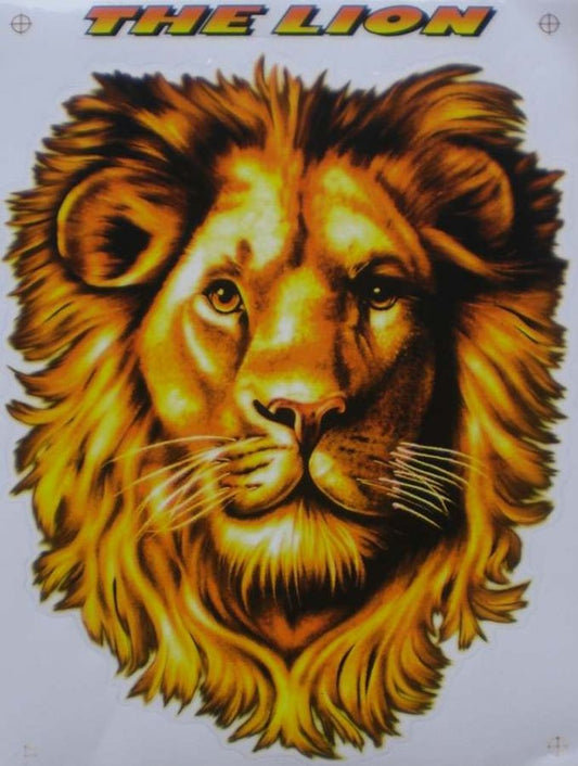 Löwe König der Tiere Aufkleber Sticker Motorrad Roller Skateboard Auto Tuning Modellbau selbstklebend FSB060