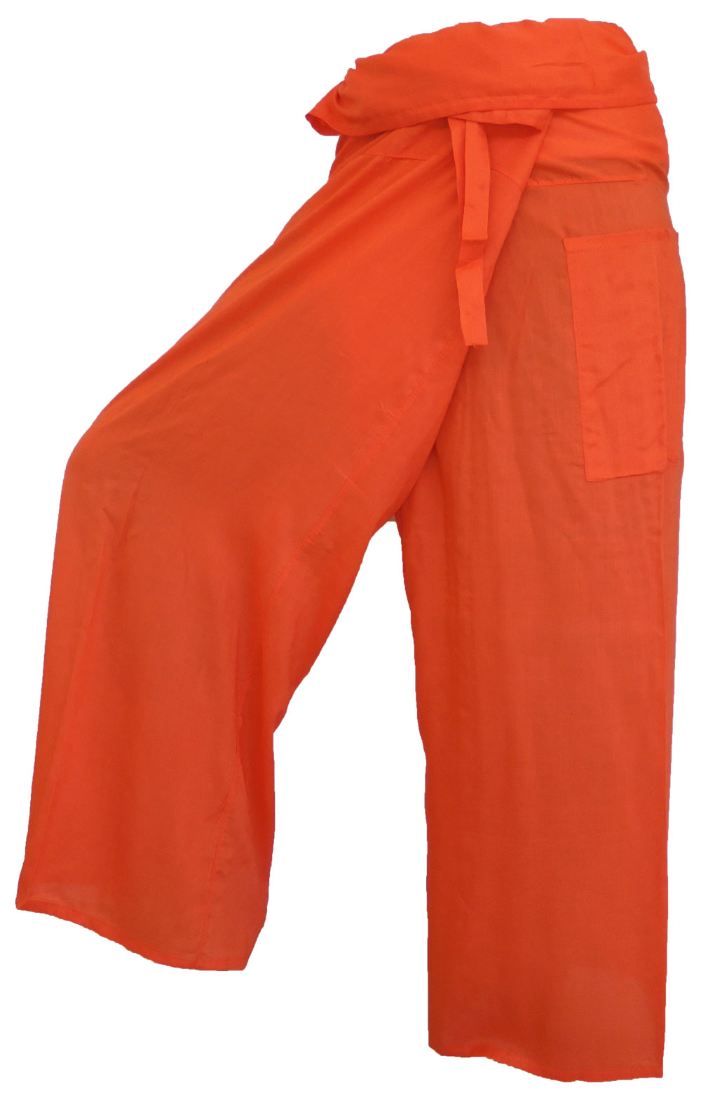 Pantalons de pêcheur multicolores : Pantalons de pêcheur thaïlandais modernes et non genrés en tissu léger pour le yoga et le massage.