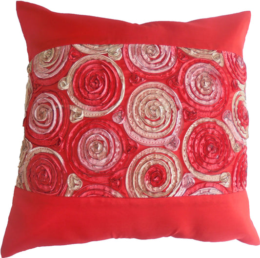 Kissen Kissenbezug Motiv Blumen verschiedene Farben 40x40cm/15.5x15.5in Thai Seide Sofa Bett Gartenstuhl