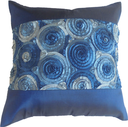 Kissen Kissenbezug Motiv Blumen verschiedene Farben 40x40cm/15.5x15.5in Thai Seide Sofa Bett Gartenstuhl