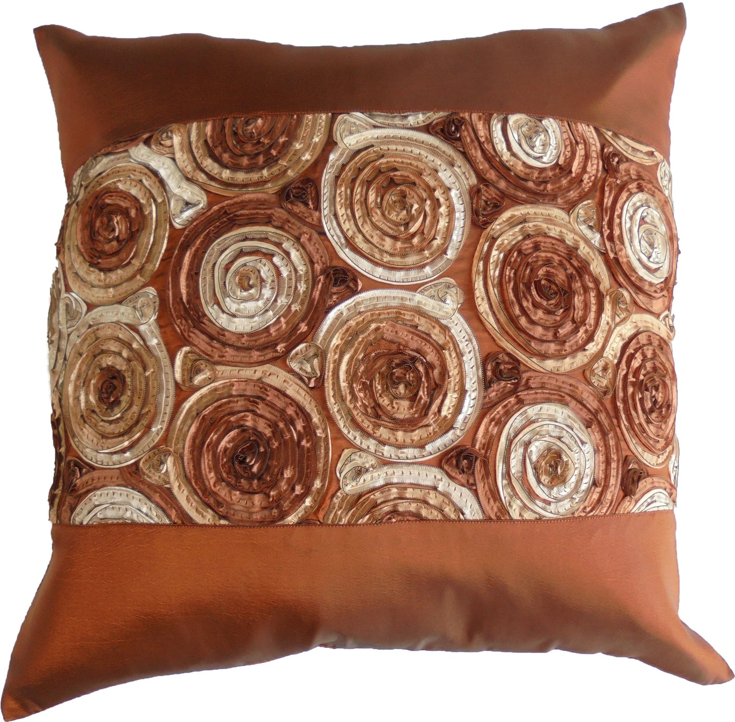 Kissen Kissenbezug Motiv Blumen verschiedene Farben 40x40cm/15.5x15.5in Thai Seide Sofa Bett Gartenstuhl