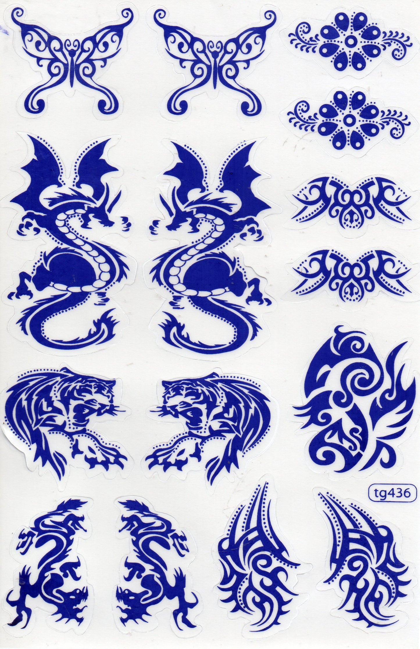 Flammen Feuer blau Aufkleber Sticker Motorrad Roller Skateboard Auto Tuning Modellbau selbstklebend 058