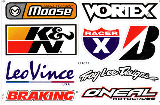 Sponsor Sponsoren Logo Aufkleber Motorrad Fahrrad Skateboard Auto Tuning selbstklebend 094