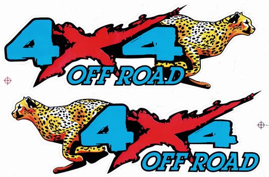 Leopard 4x4 Aufkleber Sticker Motorrad Roller Skateboard Auto Tuning Modellbau selbstklebend 142