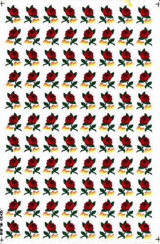 Rosen Rose Blumen Pflanzen Aufkleber Sticker für Kinder Basteln Kindergarten Geburtstag 1 Bogen 216