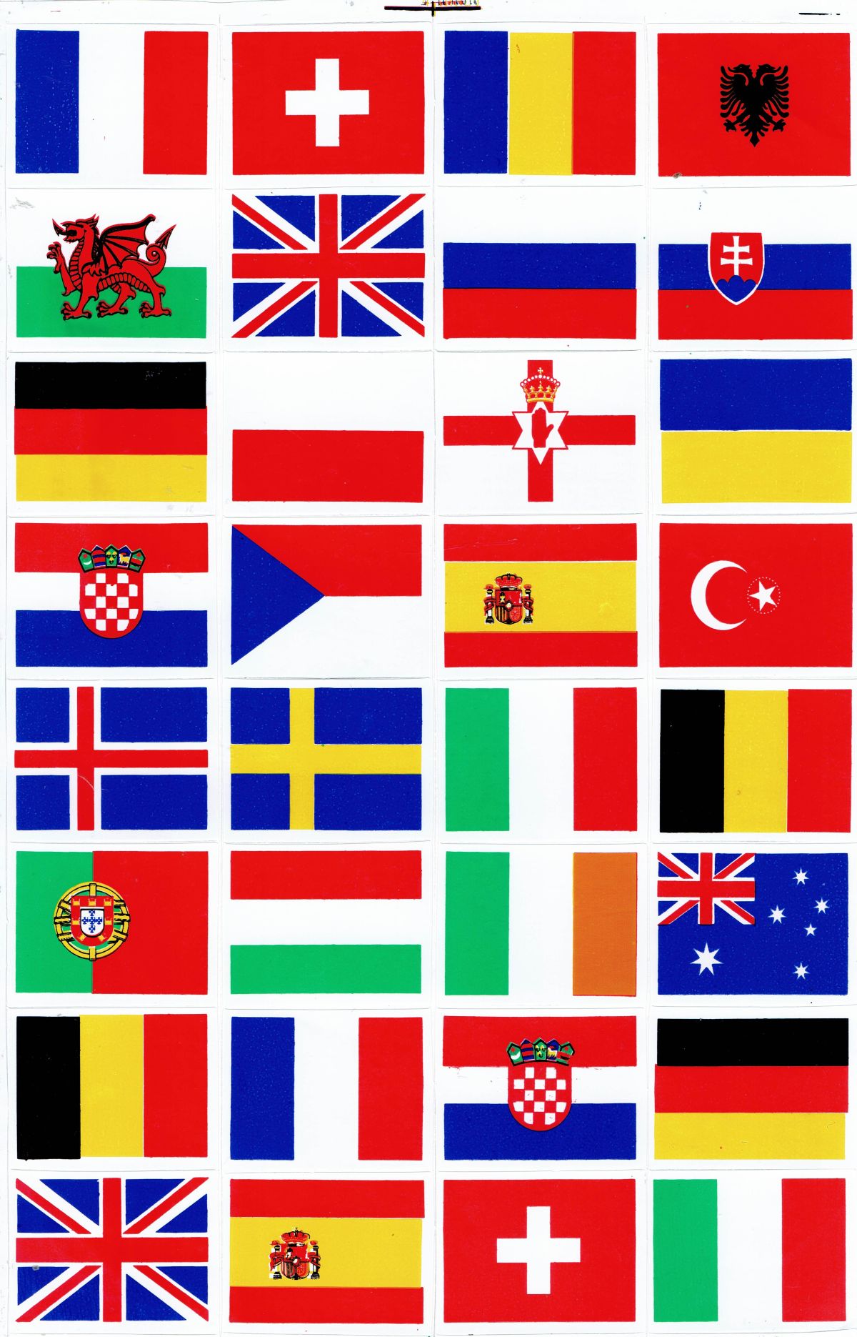 Flag: EU European Union States Sticker Motorcycle Scooter Skateboard Car Tuning Self-Adhesive 306