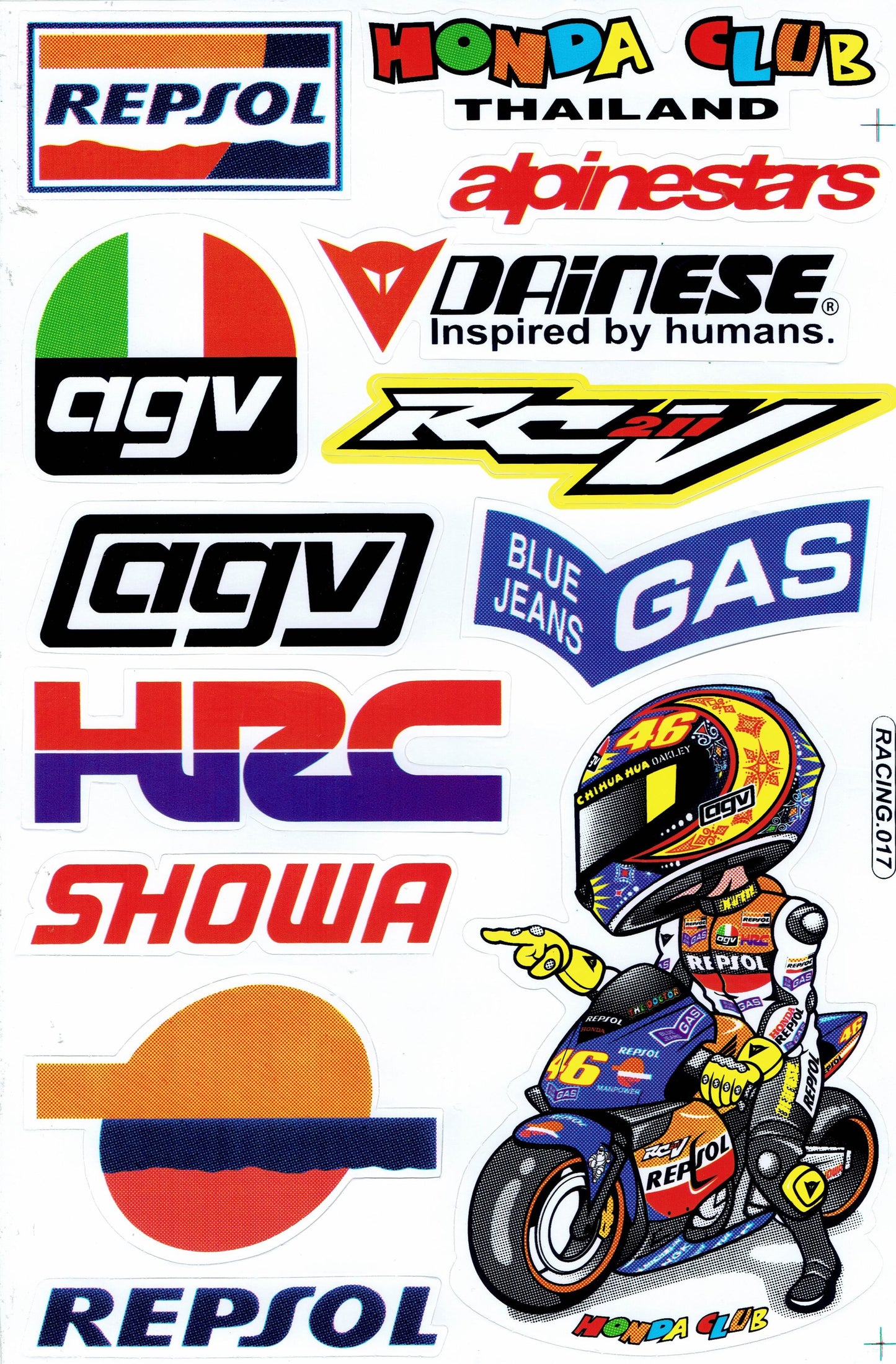Sponsor Sponsoren Logo Aufkleber Sticker Motorrad Roller Skateboard Auto Tuning Modellbau selbstklebend 489