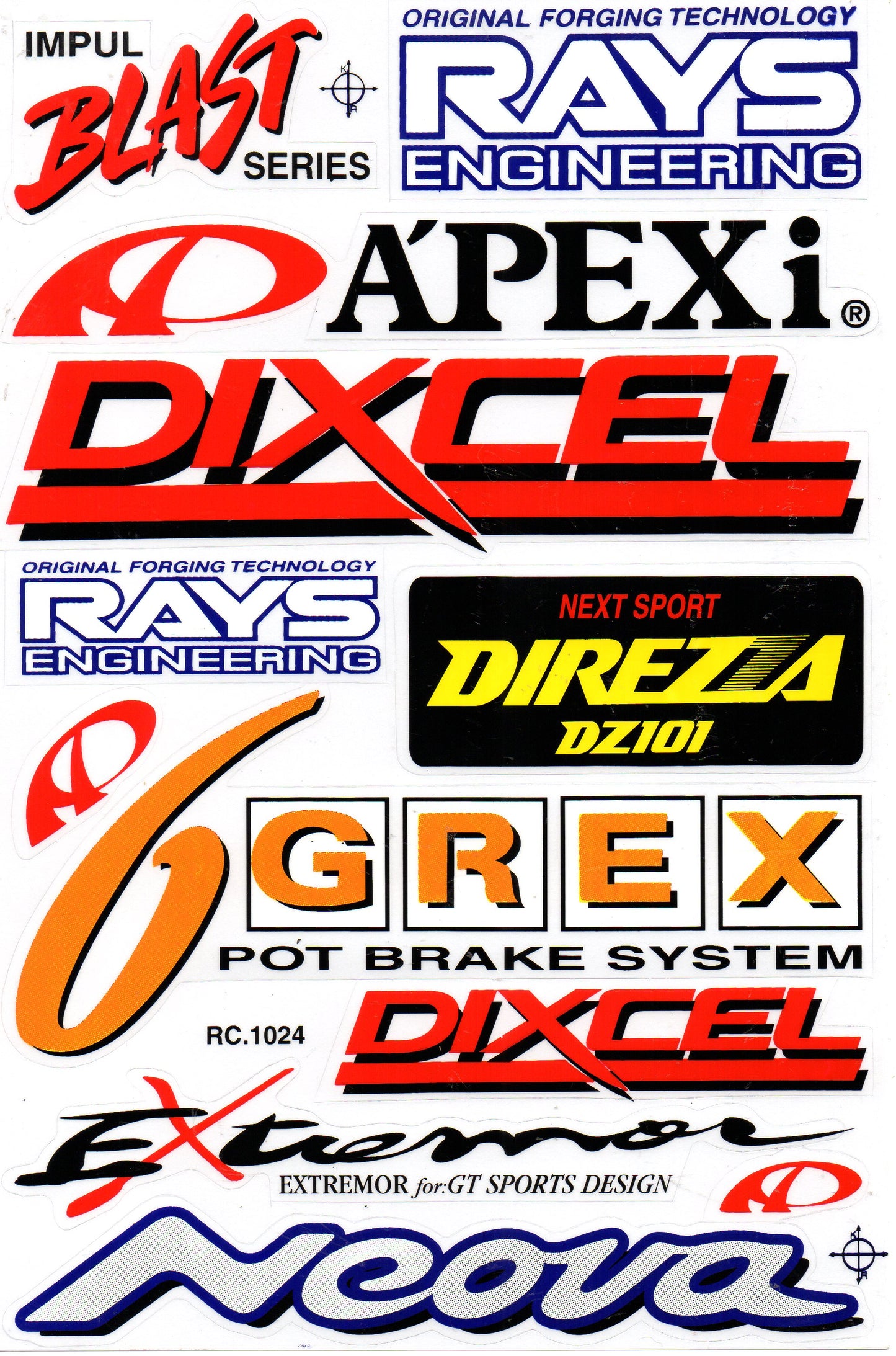 Sponsor Sponsoren Logo Aufkleber Sticker Motorrad Roller Skateboard Auto Tuning Modellbau selbstklebend 534
