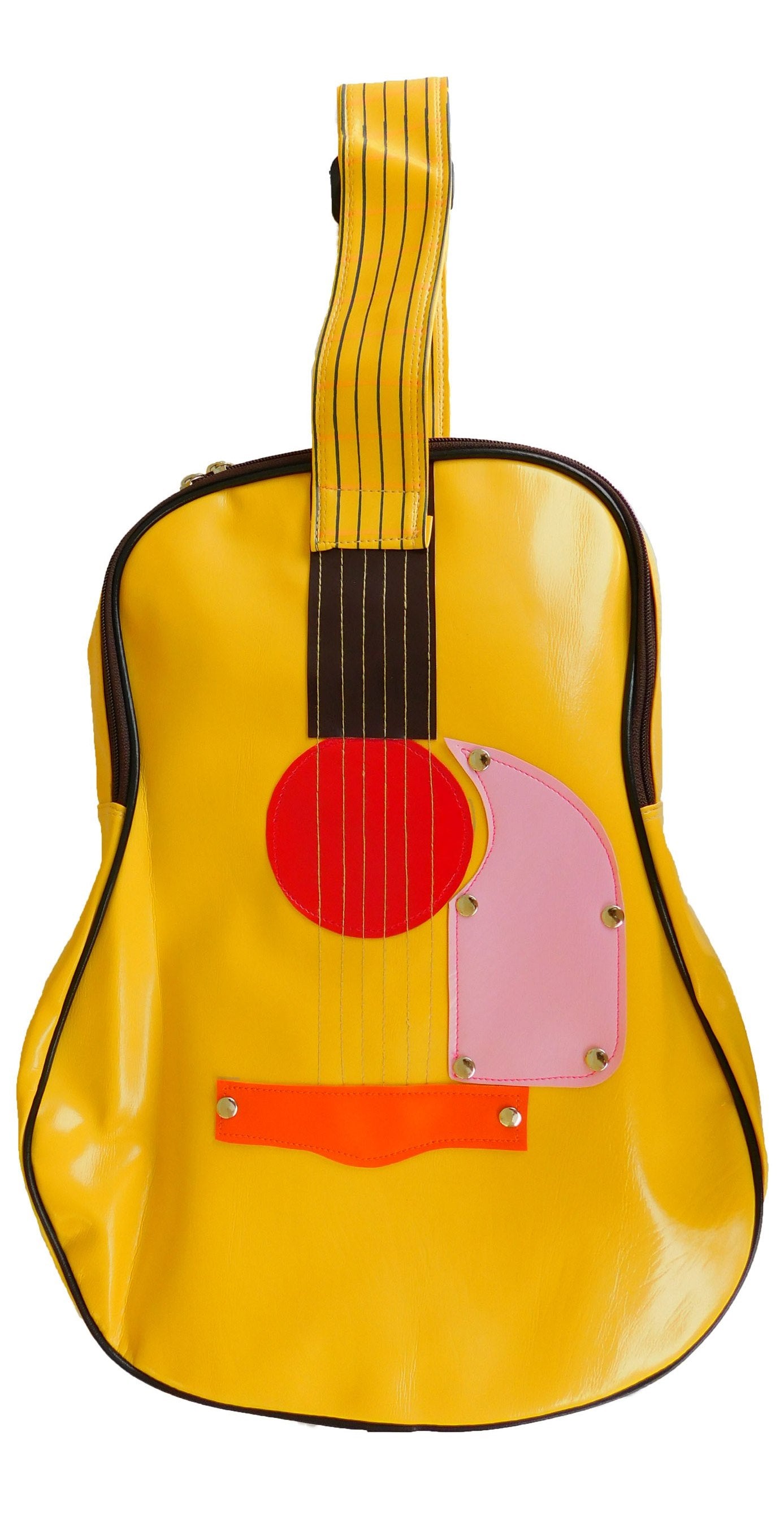 Vintage Gitarrentasche Damen – Schultertasche im Retro Design, verstellbar