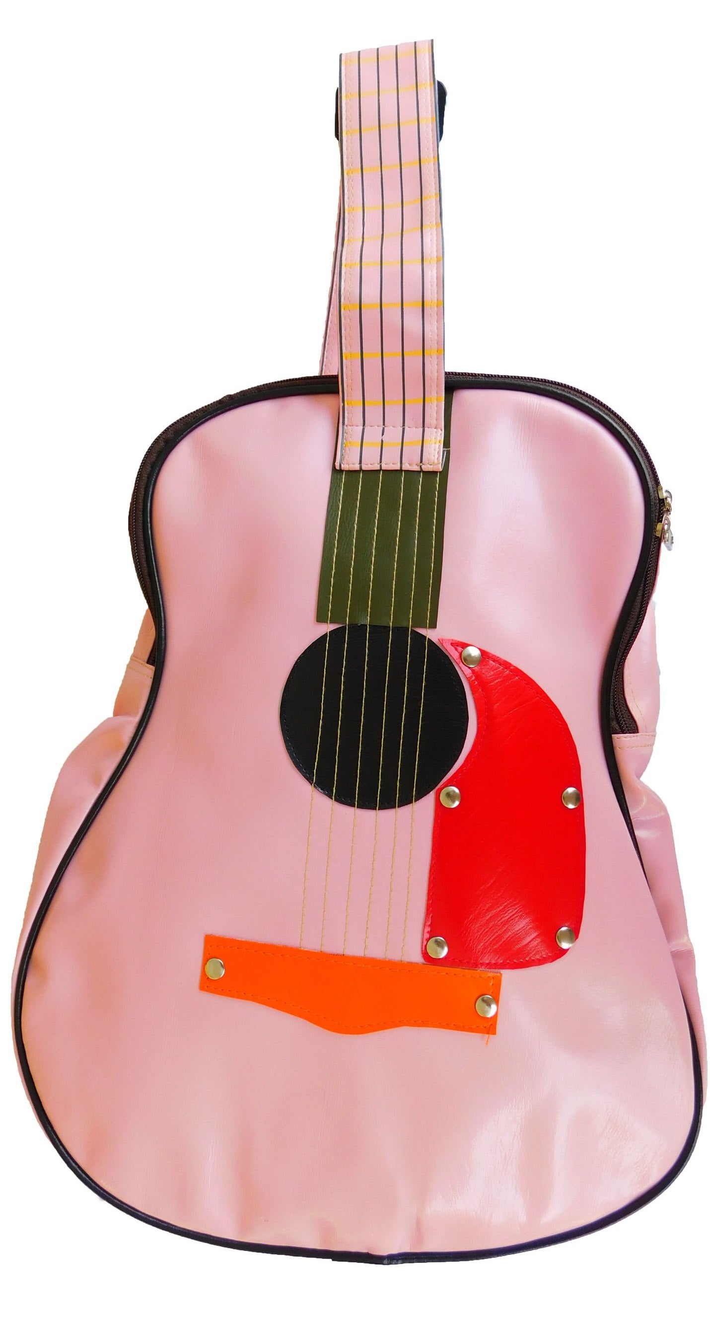 Vintage Gitarrentasche Damen – Schultertasche im Retro Design, verstellbar