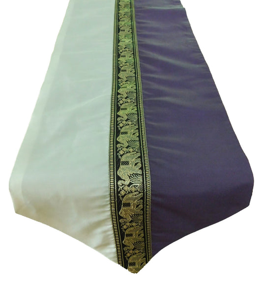 Tischläufer mit Elefanten Motiv Party Bankett Weihnachten Festival Geburtstag Hochzeit Party Wohnzimmer Küche Tischdecke aus Thai Seide Thai Silk