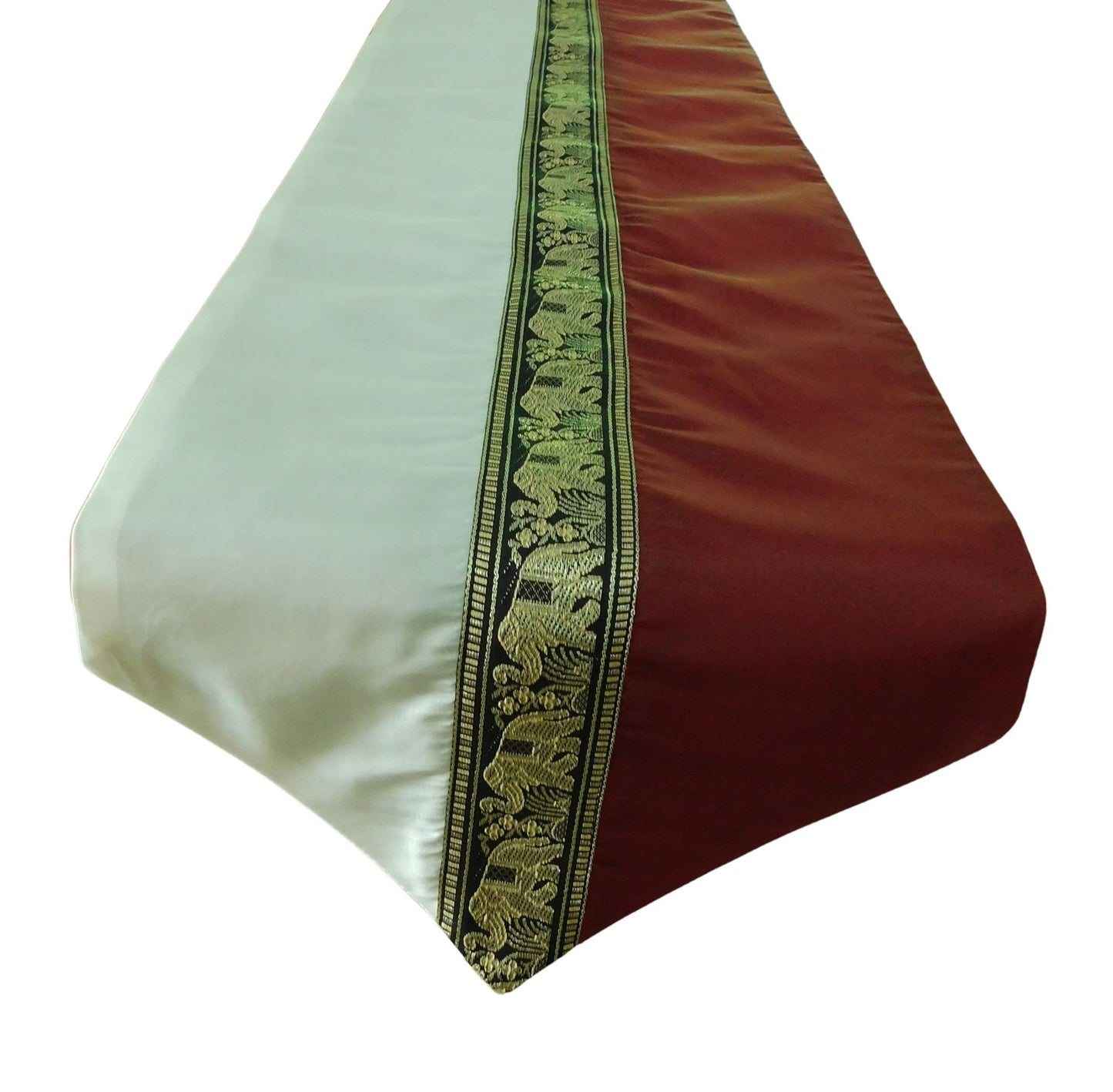 Tischläufer mit Elefanten Motiv Party Bankett Weihnachten Festival Geburtstag Hochzeit Party Wohnzimmer Küche Tischdecke aus Thai Seide Thai Silk