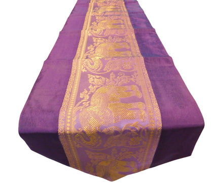 Tischläufer mit Elefanten Motiv Party Bankett Weihnachten Festival Geburtstag Hochzeit Party Wohnzimmer Küche Tischdecke aus Thai Seide Thai Silk